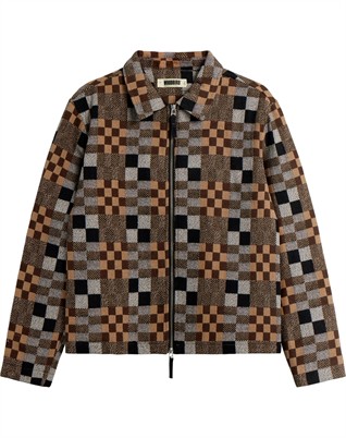 WB Buck Patch Jacke - Brown Check